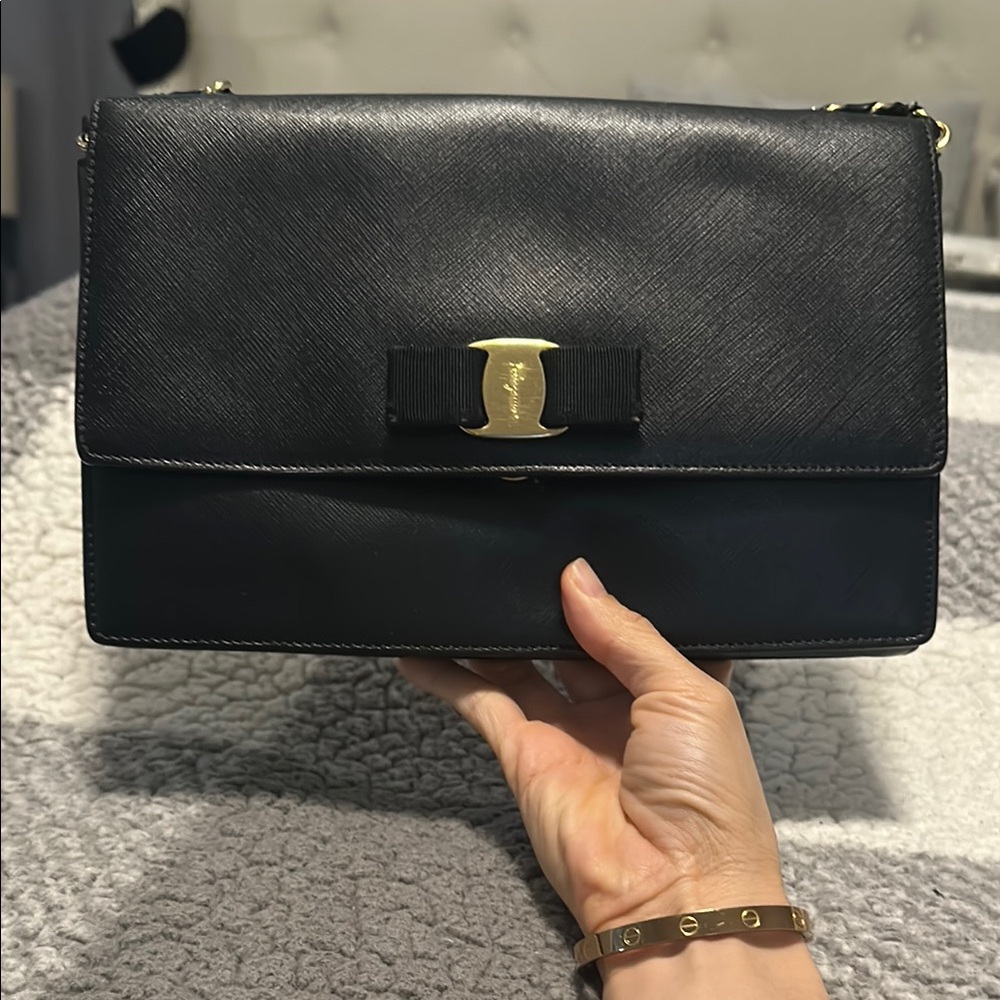 Elegant Black Leather Bag